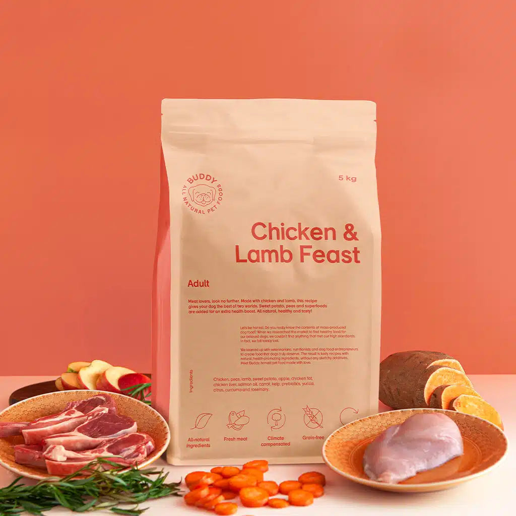 Buddy Pet Foods Chicken & Lamb Feast 12kg